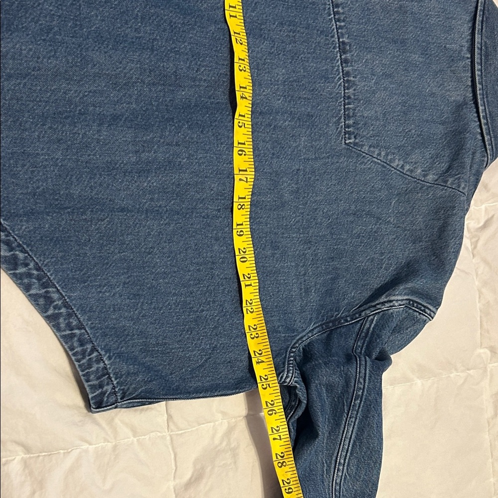Madewell Crop Denim Shirt Jacket - Picture 5 of 7